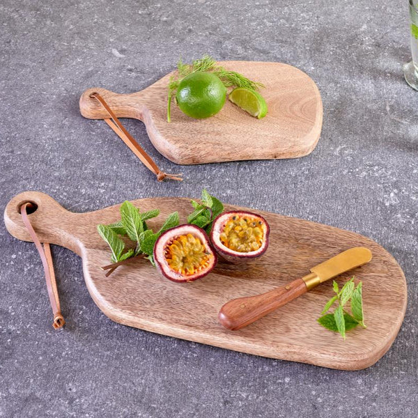 Organic Shape Mango Wood Board - Two Size Options