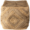 Jute Pouffe - Square