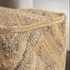 Jute Pouffe - Square