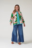 Kitsch Bouquet Green Summer Jacket - One Hundred Stars