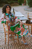 Kitsch Bouquet Green Tie Dress - One Hundred Stars