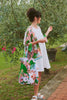Kitsch Bouquet Green Kimono - One Hundred Stars