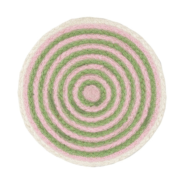 Kiwi Tulip Placemats - Set of Six in Basket