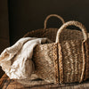 Oval Seagrass Basket with Handles