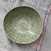 Wonki Ware Salad Bowl - Medium - Dark Green Lace