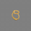 Gold Plated Etched Circle Ring