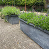 Large Trough Planter - Antique Lead Effect