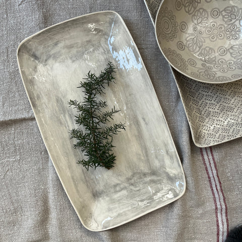 Wonki Ware Large Trough Warm Grey Wash