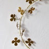Large Brass Four Leaf Clover Wreath