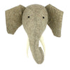 Large Felt Elephant Head by Fiona Walker, England