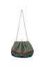 Large Kiss Lock Bag - Amulet Emerald - One Hundred Stars