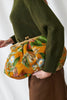 Large Kiss Lock Bag - Rhodoleia Gold - One Hundred Stars