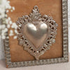Large Maria Heart - Antique Silver - Boncoeurs b