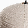 Large Pear Shape Kapok Fabric Lampshade - Oatmeal