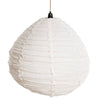 Large Pear Shape Linen Lampshade - Ivory - 60cm