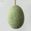 Plain Felt Egg - Large - Yellow, Green or Pink