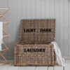 Rattan Laundry Chest - Darks and Lights