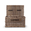 Rattan Laundry Chest - Darks and Lights