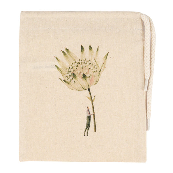 Laura Stoddart Cotton Pouch - Astrantia - Mini