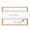 Laura Stoddart Flat Notes - Pink Flowers Thank You