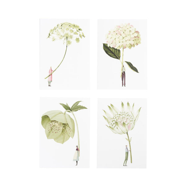 Laura Stoddart Notecard Boxed Set - Green Flowers
