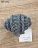 Little Knitted Sophie Scarf - Dark Grey