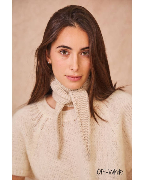Little Knitted Sophie Scarf - Off-White