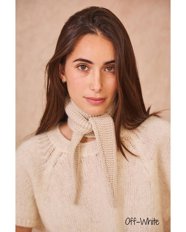 Little Knitted Sophie Scarf - Off-White