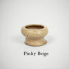 Rustic Ceramic Cup Tealight Holder - Various Colours