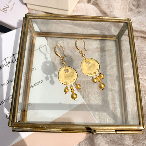 Lizzy Earrings - Gold - Ibu Jewels