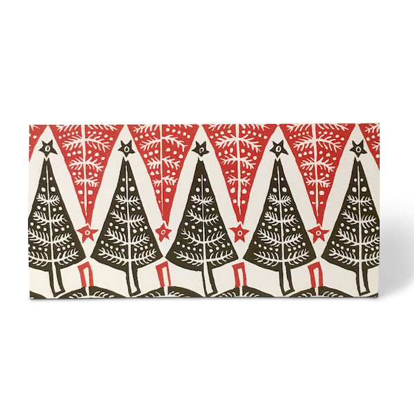 Long Card Dancing Trees - Cambridge Imprint