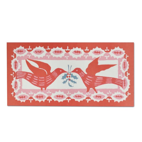 Long Two Christmas Birds - Cambridge Imprint