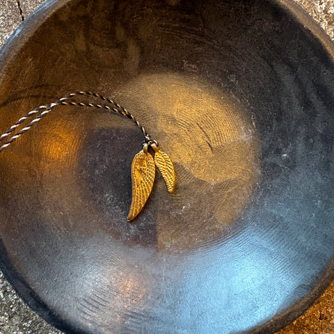 Lucky Charm Necklace - Angel Wings - Boncoeurs