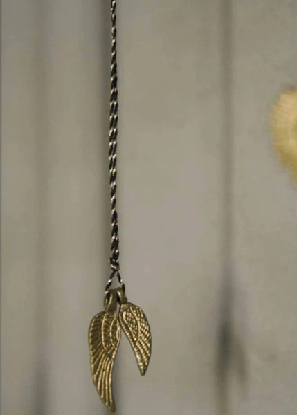 Lucky Charm Necklace - Angel Wings - Boncoeurs
