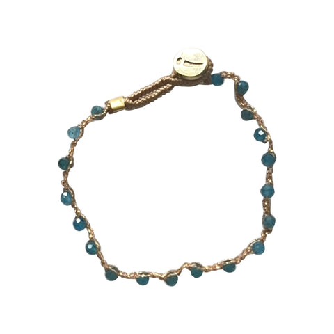 Lulu Fine Bracelet - Apatite - Ibu Jewels