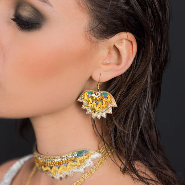 Nahua Madi Earrings - Gold