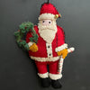 Traditional Felt Decoration - Santa with Wreath