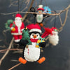 Traditional Felt Decoration - Penguin with Christmas Tree and Presents