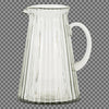 Recycled Glass Ribbed Jug