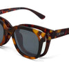 Okkia MagMask Polarized Magnetic Clip-on for Giovanni Reading Glasses - Black or Havana