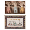 Maileg Baby Mice Triplets in a Matchbox - Checked