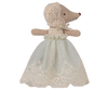 Maileg Baby Mouse in Gown - Mint