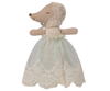 Maileg Baby Mouse in Gown - Mint