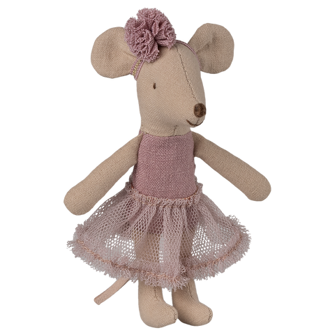 Maileg Ballerina Mouse - Little Sister - Heather