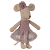 Maileg Ballerina Mouse - Little Sister - Heather