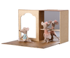 Maileg Ballet Mice in Dance Studio - Little Sister and Little Brother