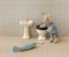 Maileg Bathroom Sink, Mouse - Off White