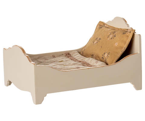 Maileg Bed, Mouse - Off White