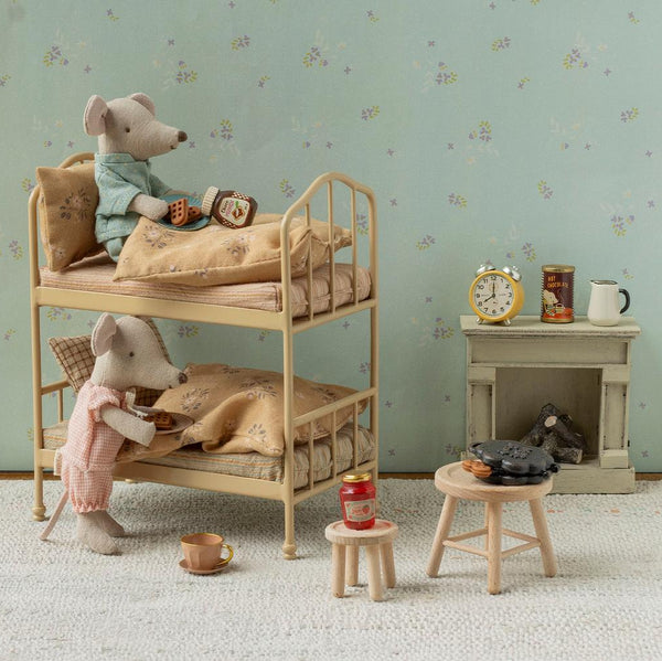 Maileg Bunk Bed - Mouse - Wheat