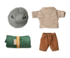 Maileg Hiker Mouse, Big Brother, Thin Stripes